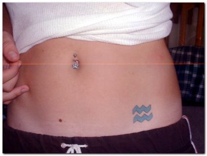 Aquarius Symbol Tats Pics