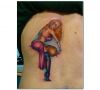 aquarius tats design on back