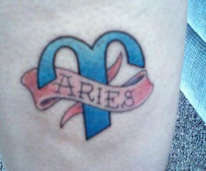 Aries Sign Tattoo Pics