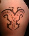 aries sign pic tattoos