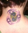cancer symbol tats on neck