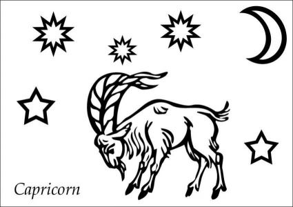 Capricorn Free Tattoo