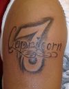 capricorn tattoo pic on arm