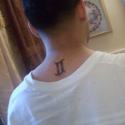 Gemini Sign Tattoo For Men 