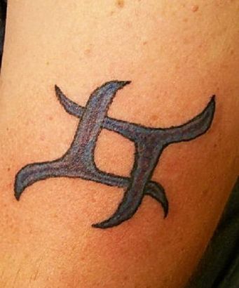 Gemini Sign Pic Tattoo