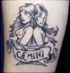 gemini pic tattoos