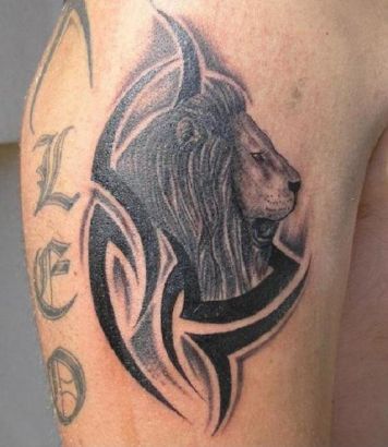 Leo Tattoo Image On Arm