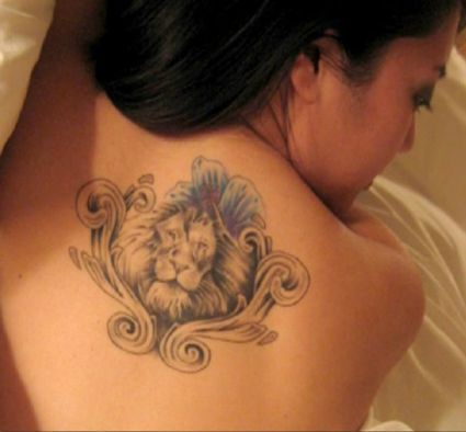 Leo Tattoos For Girls