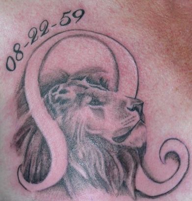 Leo Zodiac Tattoo Picture