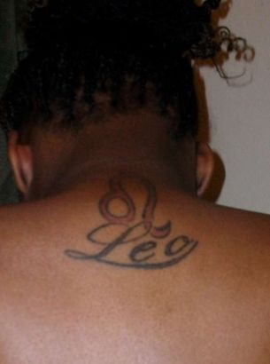 Leo Symbol Tattoos Pics 