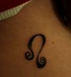 leo symbol tattoos 