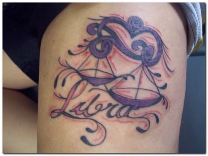 Libra Pic Of Tattoo