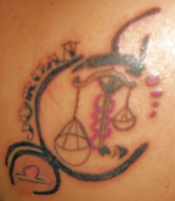 Libra Zodiac Tattoo