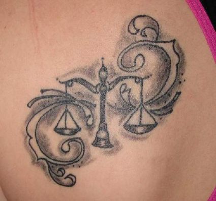 Libra Tribal Pic Tattoos