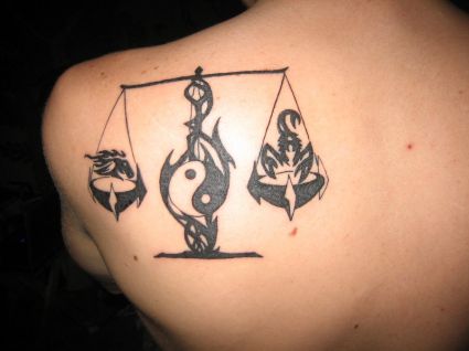 Libra Tats On Back