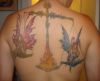 fairy libra pic tattoos on back