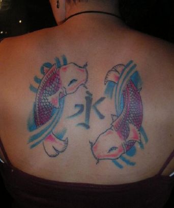 Pisces Back Tattoo Pic