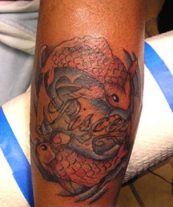 Pisces Pic Tattoo On Arm