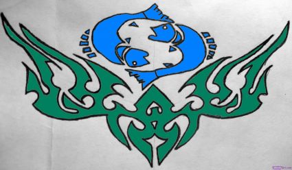 Zodiac Pisces Tattoo Images