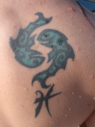 Pisces Zodiac Tats On Back