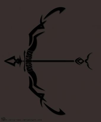 Sagittarius Bow Tattoo Design