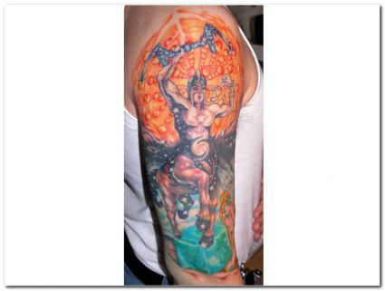 Sagittarius Tats Image Design