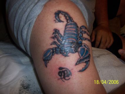 Scorpio Tats On Shoulder