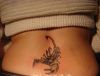 scorpio tatts on lower back