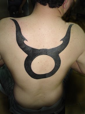 Taurus Symbol Tats Design