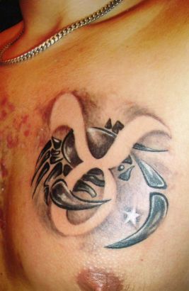 Taurus Symbol With Scorpio Tattoos