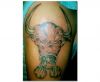 taurus pic tattoos on arm