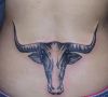 taurus tattoo on back