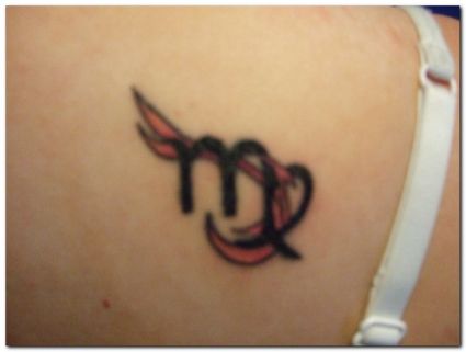 Virgo Pic Tattoo For Girl