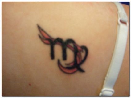 Virgo Pic Tattoo For Girl