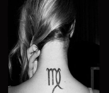 Virgo Sign Tattoos For Girl