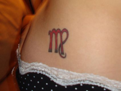 Virgo Symbol Tats On Hips