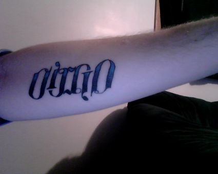 Virgo Zodiac Text Tattoo