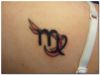 virgo pic tattoo for girl