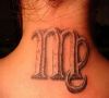 virgo sign image tattoo