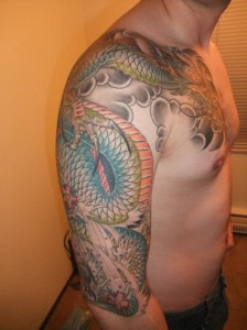 itattooz-chinese-dragon-tattoo-on-arm-and-shoulder